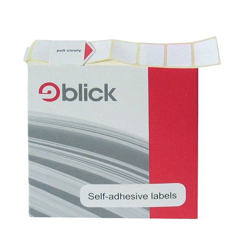 BLICK LABELS IN DISPENSERS 24X37MM WHITE (PACK OF 640) RS008