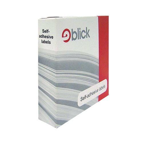BLICK LABELS IN DISPENSERS 25X50MM WHITE (PACK OF 400) RS008