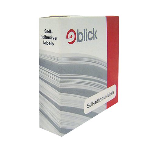 BLICK LABELS IN DISPENSERS ROUND 19MM RED (PACK OF 1280) RS0