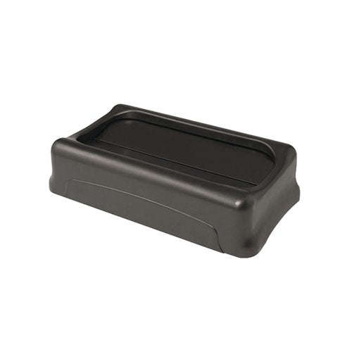 RUBBERMAID SLIM JIM SWING LID BLACK FG267360BLA
