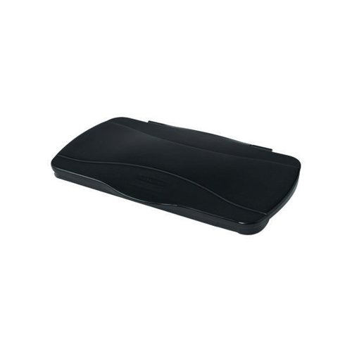 RUBBERMAID SLIM JIM HINGE LID BLACK FG267400BLA