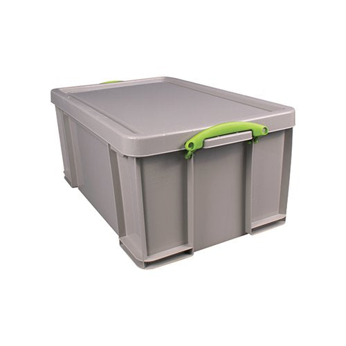 REALLY USEFUL 64L STACKING BOX RECYCLED GREY 64RDGCB