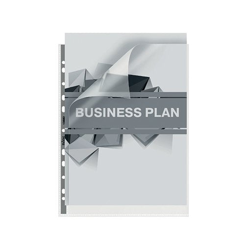 REXEL NYREX PREMIUM TOP SIDE OPENING POCKET A4 GREY SPINE GL