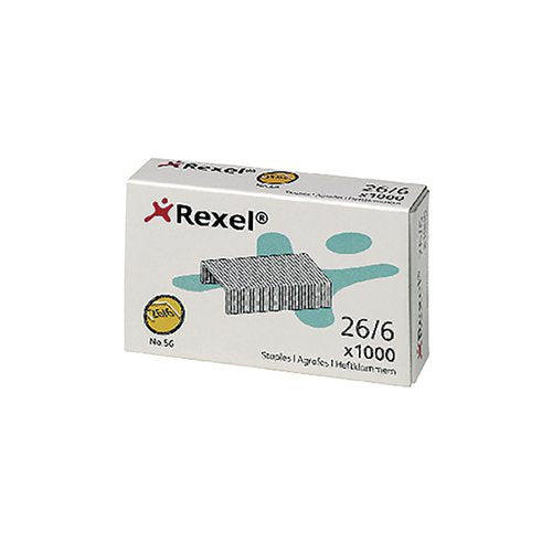 REXEL NO 56 STAPLES 6MM (PACK OF 1000) 6131