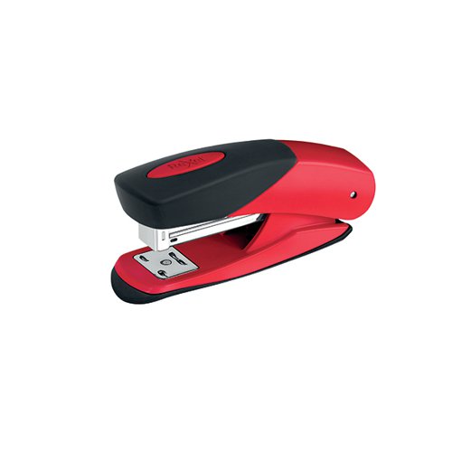 REXEL CHOICES MATADOR HALF STRIP STAPLER 25 SHEET RED 211568