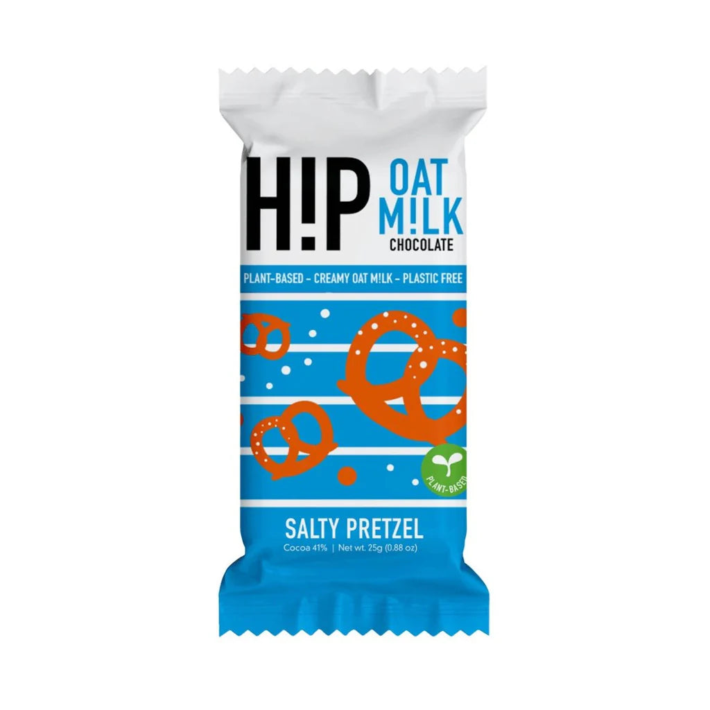 HIP SALTY PRETZEL OAT MILK CHOCOLATE BARS (25g) x 24