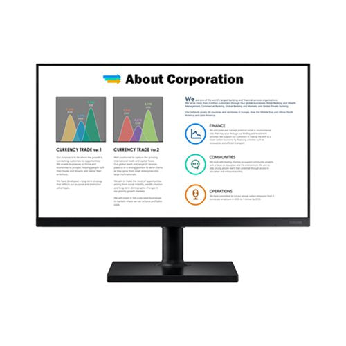 SAMSUNG T45F 24 INCH FULL HD MONITOR LF24T450FQRXXU