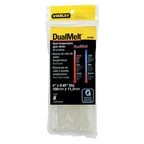 STANLEY DUAL MELT GLUE STICK 4 INCH (PACK OF 24) 0-GS20DT