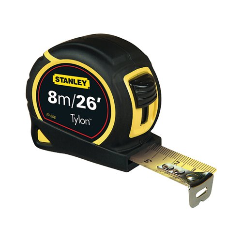STANLEY 8 METRE TAPE MEASURE 0-30-656