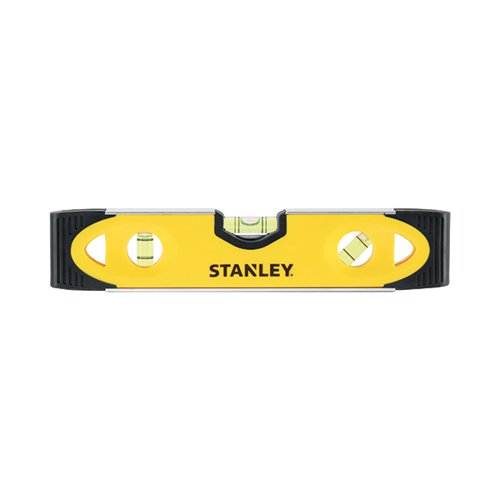 STANLEY MAGNETIC SHOCK RESISTANT TORPEDO SPIRIT LEVEL 230MM