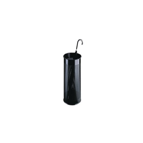 UMBRELLA/WASTE BIN PERFORATED BLACK 310251