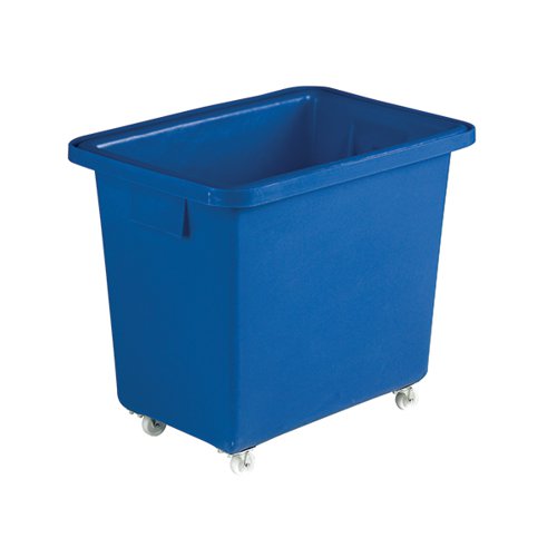 VFM BLUE SWIVEL CASTOR BOTTLE SKIP 405X610X560MM 328217