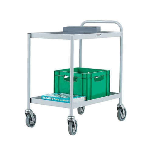 GENERAL 2 TIER GREY PURPOSE TROLLEY 331490