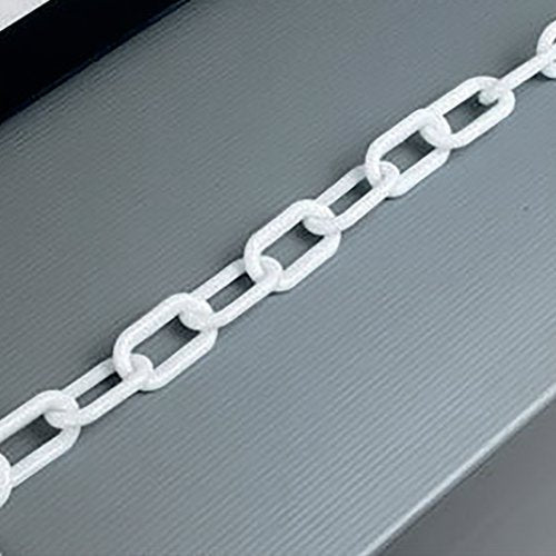 PLASTIC 8MM WHITE CHAIN 360077
