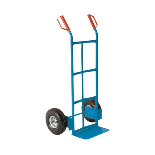 TRADITIONAL TUBULAR HAND TRUCK CAPACITY 100KG BLUE 382070