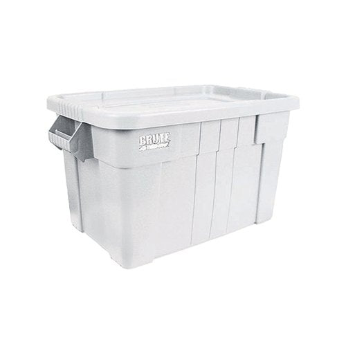 VFM WHITE BRUTE TOTE BOX/LID 75 LITRE