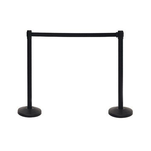 VFM BARRIERS WITH 3.4M BELT BLK (PACK OF 2) 421934
