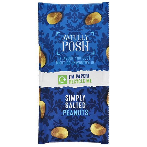 AWFULLY POSH SALTED PEANUT PAPER SHOT PACK (50g) x 18