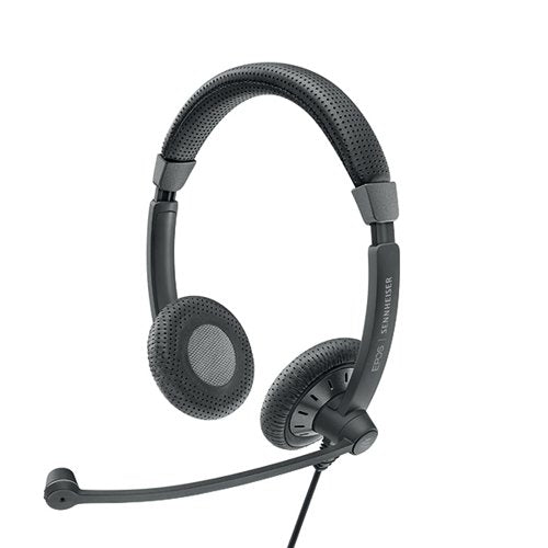 EPOS SC 75 USB MS WIRED BINAURAL HEADBAND HEADSET BLACK 1000