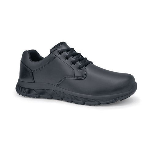 SHOES FOR CREWS SALOON II WOMENS LEATHER SHOE BLACK 6