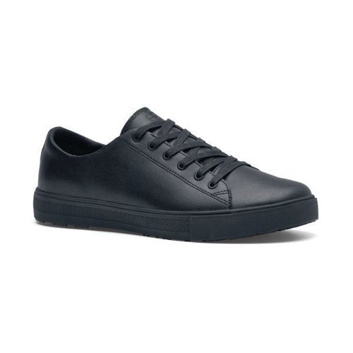 SHOES FOR CREWS UNISEX OLD SCHOOL LEATHER TRAINER BLACK 4