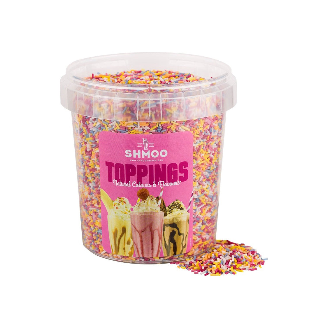 SHMOO TOPPINGS - RAINBOW STRANDS (500G)