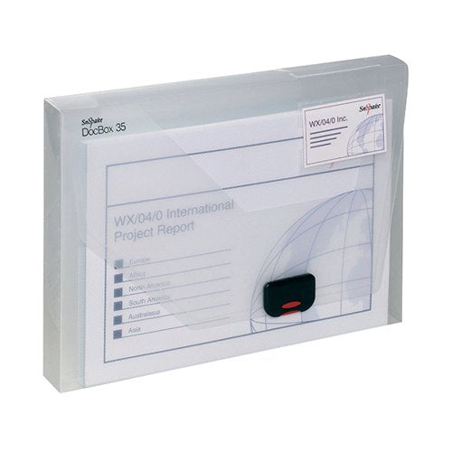 SNOPAKE 35MM DOCUMENT BOX A4 CLEAR 12861