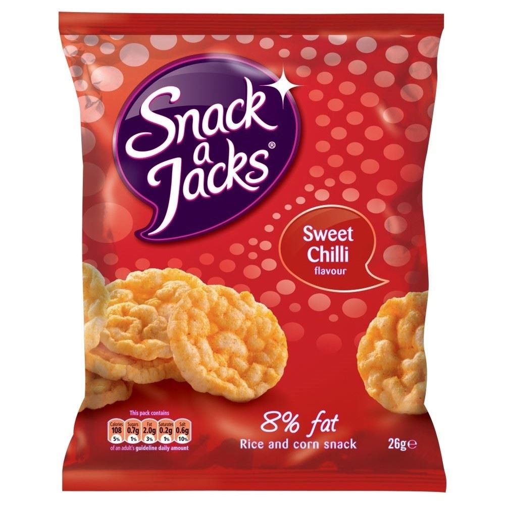 SNACK A JACKS SWEET CHILLI (26g) x 24