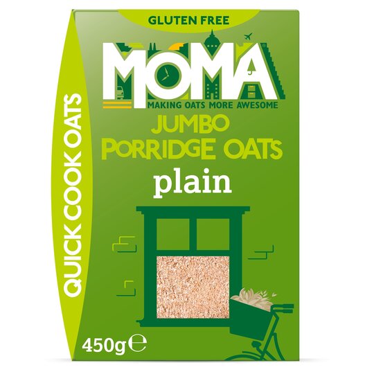 MOMA JUMBO OATS GLUTEN FREE PLAIN PORRIDGE (450g)