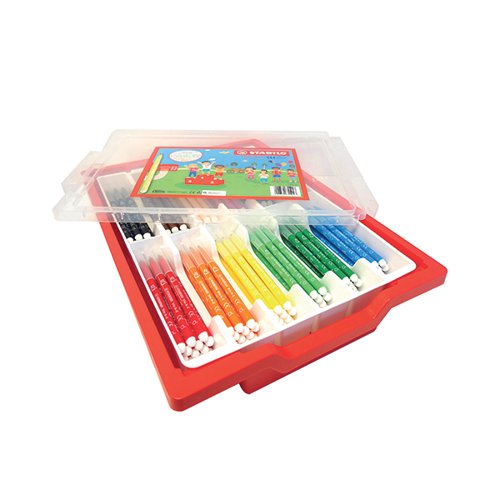 STABILO TRIO A-Z FELT TIP COLOUR PENS CLASSPACK GRATNELL TRA