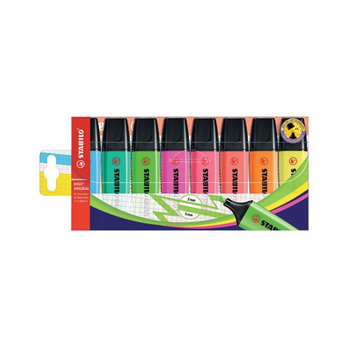 STABILO BOSS ORIGINAL HIGHLIGHTER PENS WALLET ASSORTED (PACK
