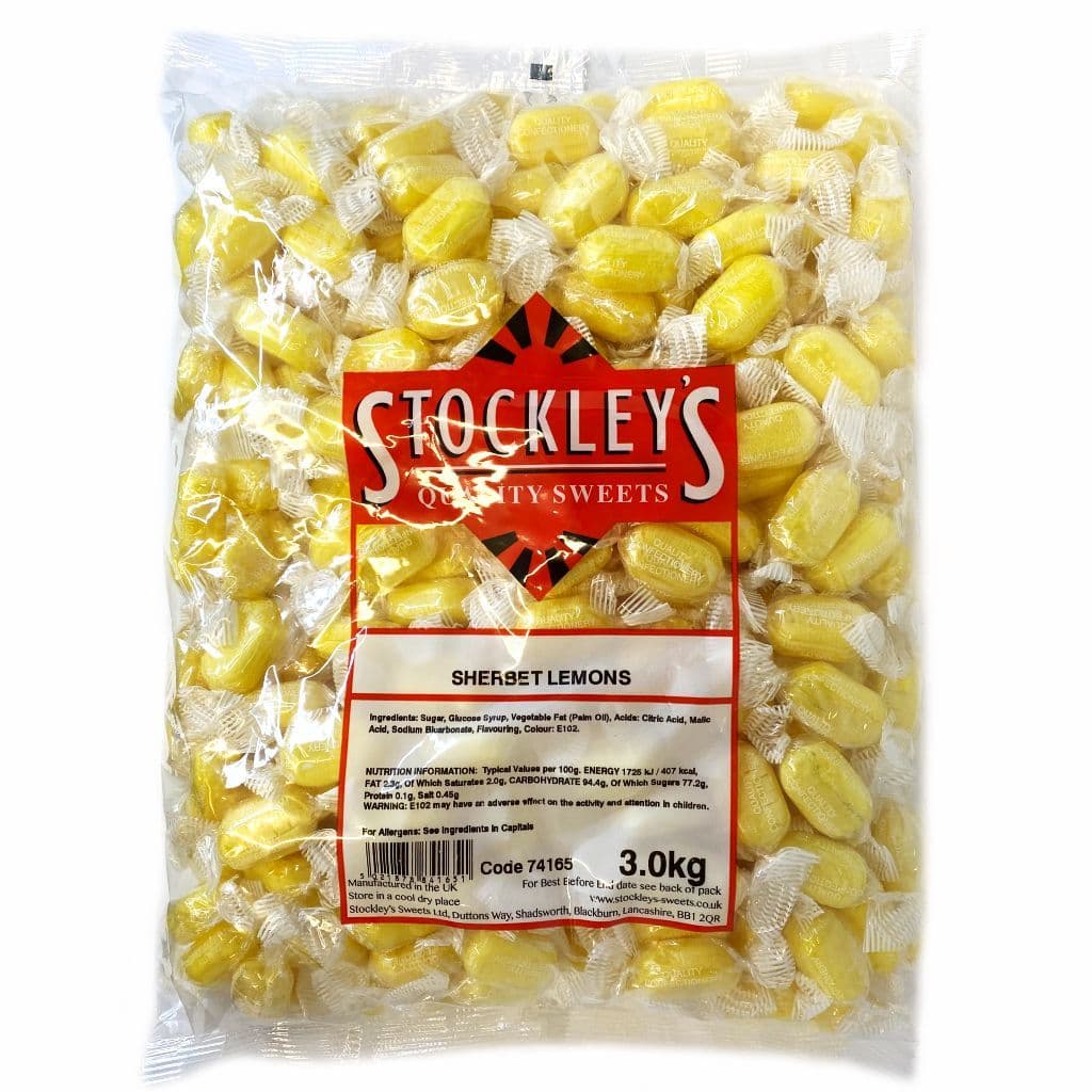 SHERBET LEMONS 3KG BAG