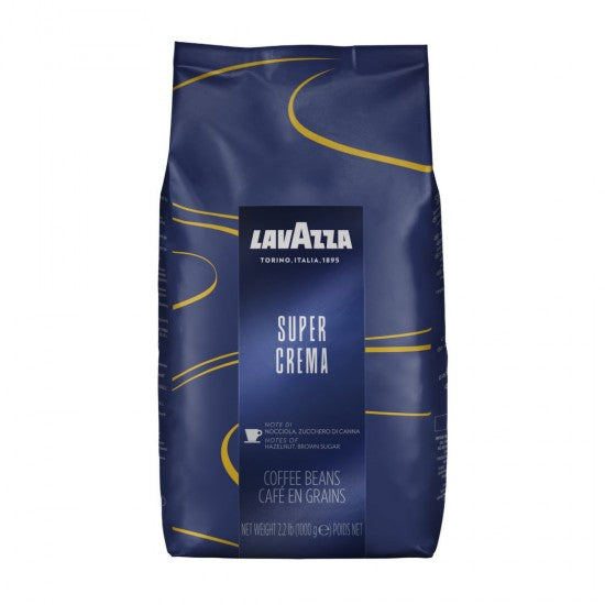 LAVAZZA SUPER CREMA COFFEE BEANS (1kg) x 6