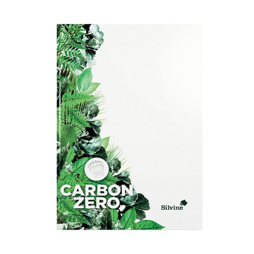 SILVINE PREMIUM CARBON ZERO CERTIFIED CASEBOUND NOTEBOOK LIN