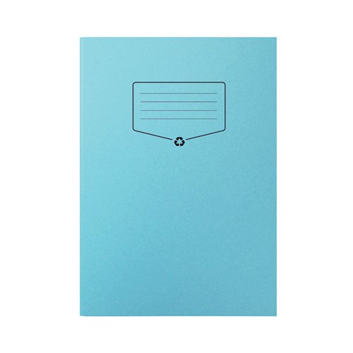 SILVINE ECO RECYCLED EXERCISE BOOK LINED/MARGIN 64PP A4 (PAC