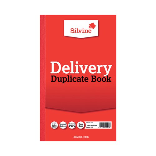 SILVINE DUPLICATE DELIVERY BOOK 210X127MM (6 PACK) 613-T
