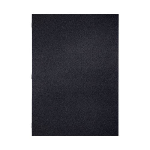SILVINE SKETCH BOOK LAMINATED COVER 40 PAGES A4 BLACK (PACK