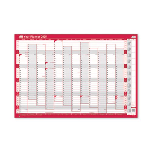 SASCO VERTICAL YEAR PLANNER 2025 SY1075125