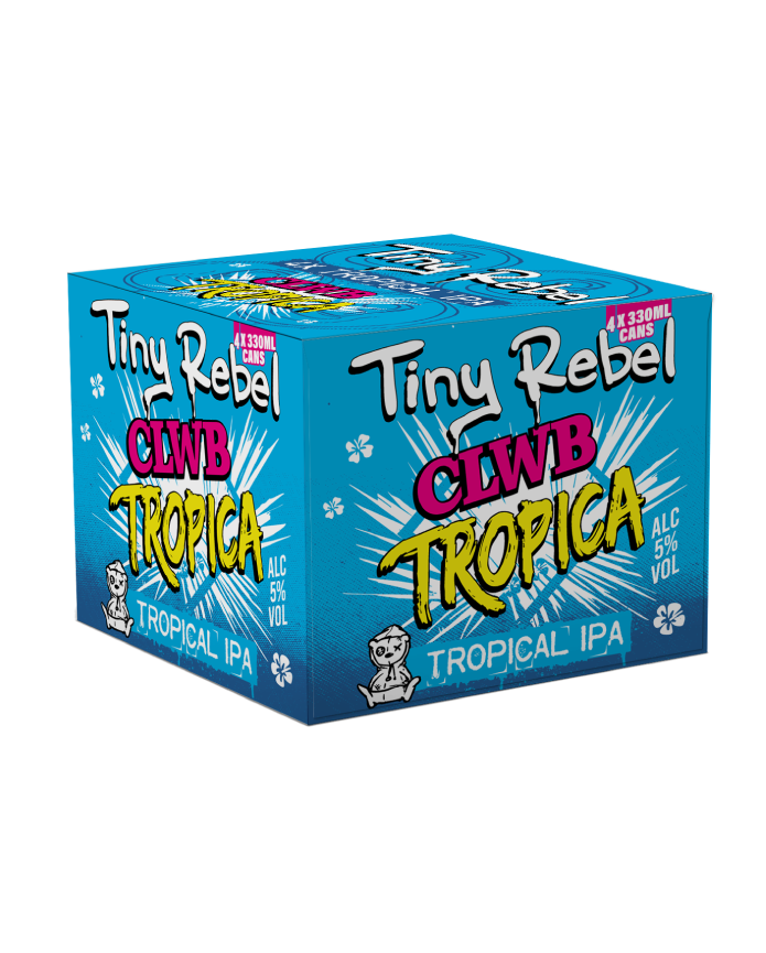 TINY REBEL CLWB TROPICA TROPICAL IPA (330ml) x 4