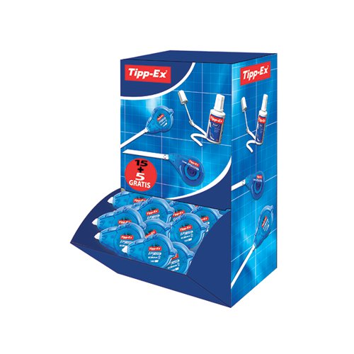 TIPP-EX EASY CORRECT TAPE VALUE PACK (20 PACK) 895951
