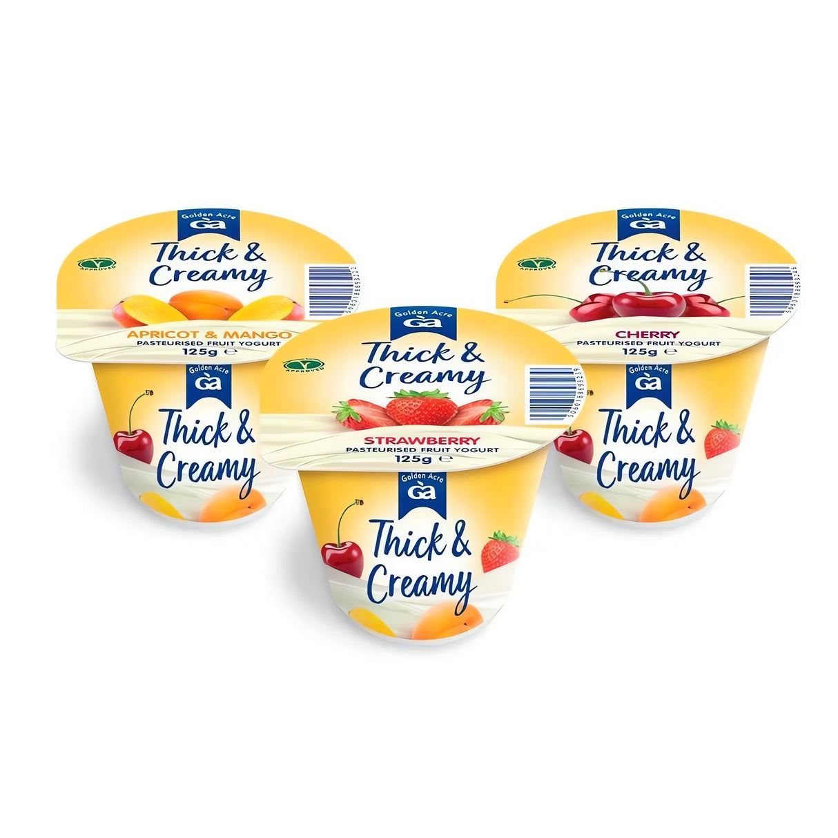 AMBIENT GOLDEN ACRE THICK & CREAMY YOGURT (125g) x 20