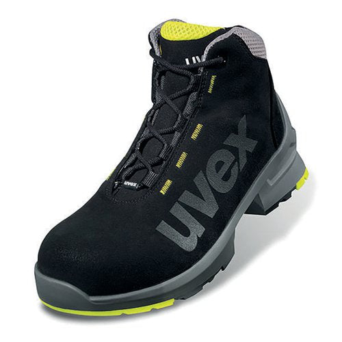 UVEX 1 SAFETY S2 NON METALLIC BOOTS 1PR BLACK/YELLOW 9 UV854