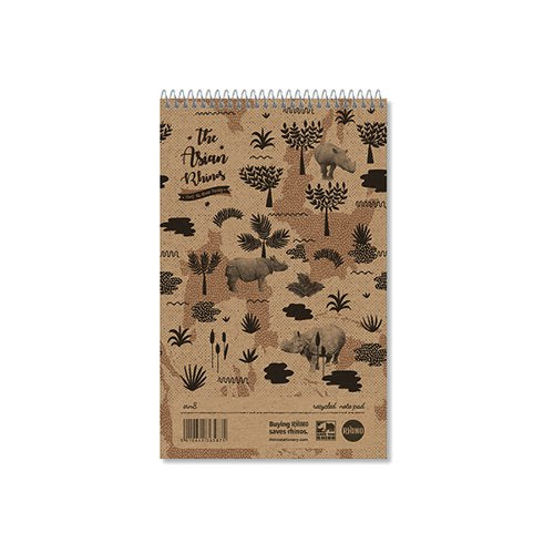 RHINO RECYCLED SHORTHAND NOTEBOOK 160 PAGES 8MM RULED 200 X