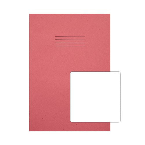 RHINO EXERCISE BOOK PLAIN 80 PAGES A4 PINK (PACK OF 50) VC48