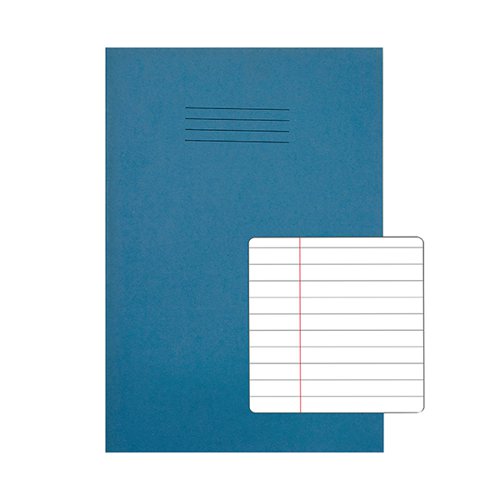 RHINO EXERCISE BOOK A4+ 8MM RULED LIGHT BLUE (PACK OF 50) VC