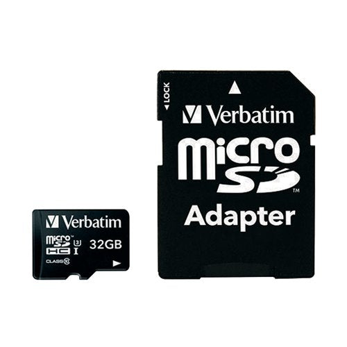 VERBATIM PRO MICRO SDHC MEMORY CARD CLASS 10 UHS-I U3 32GB 4