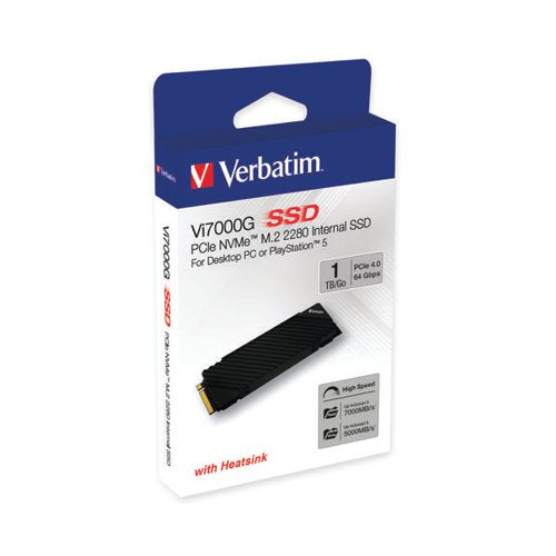 VERBATIM VI7000G M.2 PCIE NVME SOLID STATE DRIVE 1TB 49367