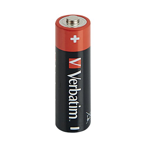 VERBATIM AA ALKALINE BATTERIES (4 PACK) 49501