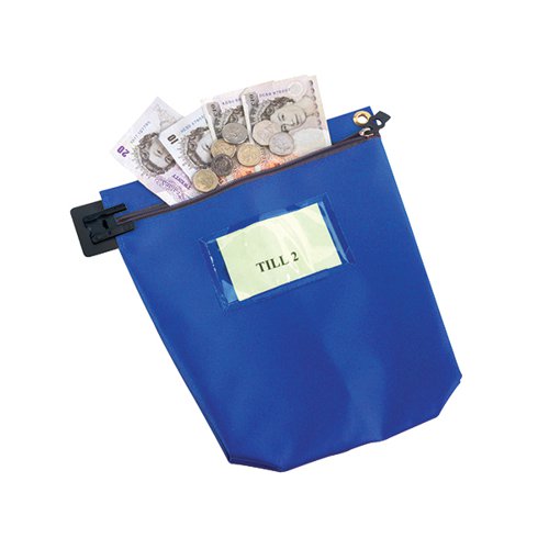 GOSECURE HIGH SECURITY MAILING POUCH BLUE CCB1