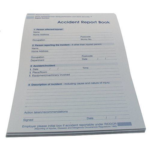 WALLACE CAMERON ACCIDENT REPORT BOOK 5401015